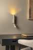 Nowoczesny kinkiet ścienny beżowy z włącznikiem tuba regulowana minimalistyczny aluminiowy OTIMO 09216/02/41 Lucide